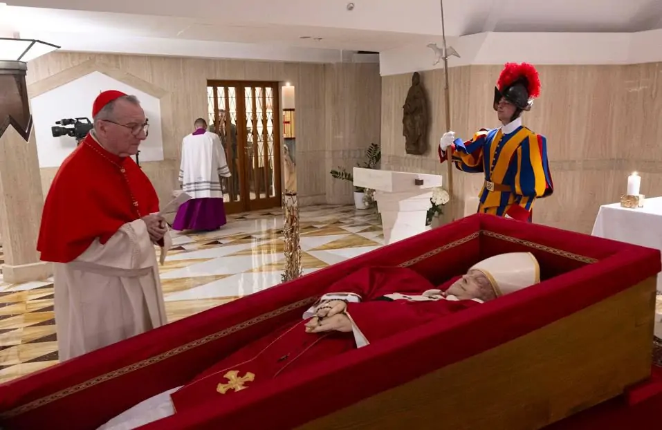 Pope Francis Laid In State
