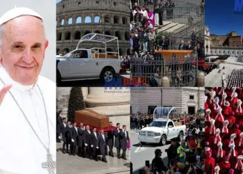 Pope francis Entombed in special ceremony