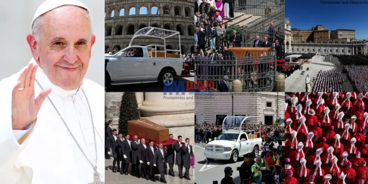 Pope francis Entombed in special ceremony