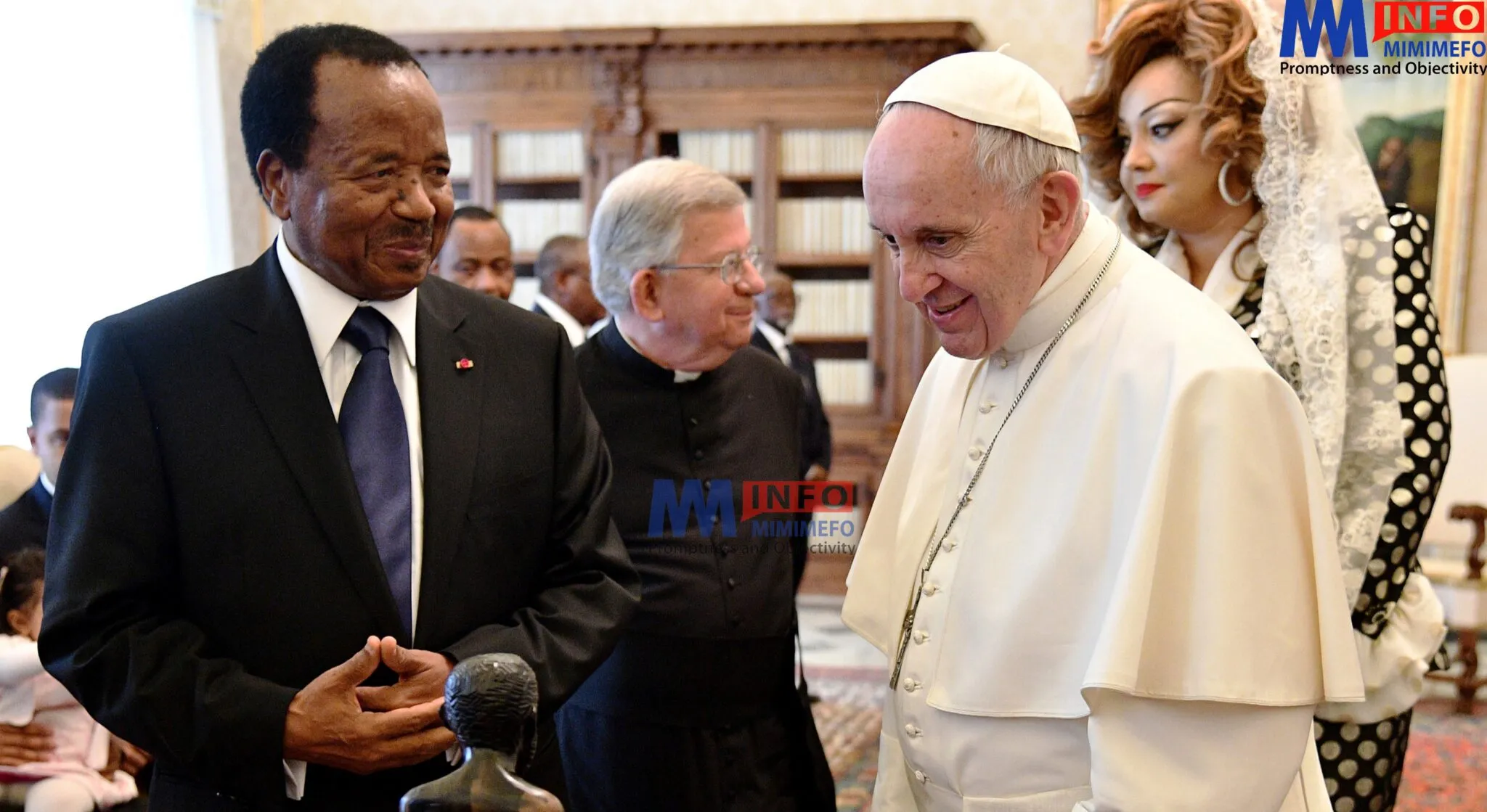 President Biya expresses wishes to the late Pope Francis