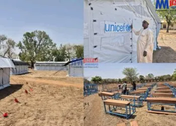 UNICEF helps Pala with temporary school structures