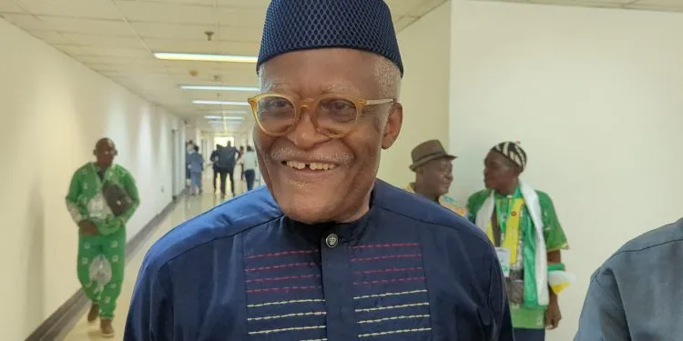 Akere Muna at the SDF convention in 2025