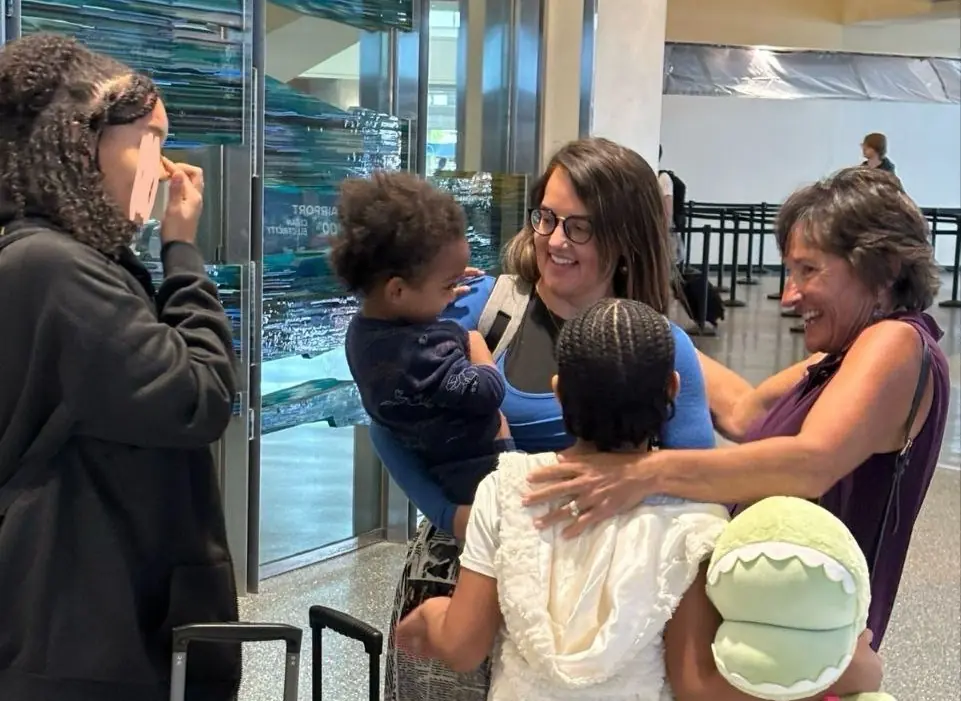 US citizen Amber Ndewa reunites with Children in the USA