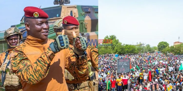 Ibrahim Traoré thanks protesters for their support