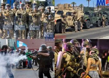 Trump increase troops in the state of California