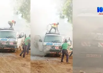Mokolo agency on fire