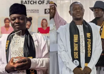 Fongoh Valentine Honoured for Impactful Service to Humanity