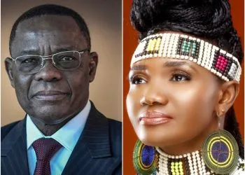 Maurice Kamto and Kareyce Fotso
