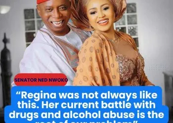 Ned Nwoko and Regina Daniels