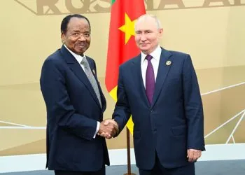 Putin and Biya