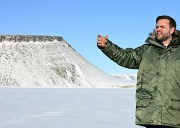 JD Vance during visit to Greenland